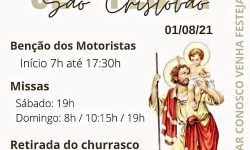 Benção dos motoristas na Paróquia São Cristóvão no próximo domingo