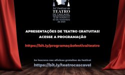 34º Festival de Teatro de Cascavel inicia nesta sexta-feira com apresentações e oficinas gratuitas
