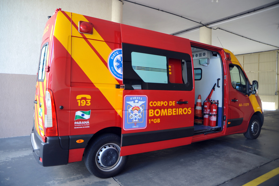 Corpo de Bombeiros é acionado para atender incêndio no HUOP em Cascavel