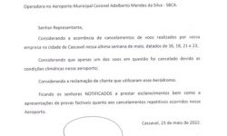 Paranhos determina que Transitar notifique a empresa Azul para prestar contas sobre cancelamentos de voos